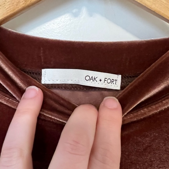 OAK+FORT velour top - Picture 3 of 5